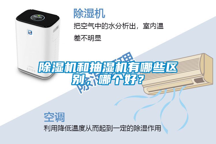 除濕機和抽濕機有哪些區別，哪個好？