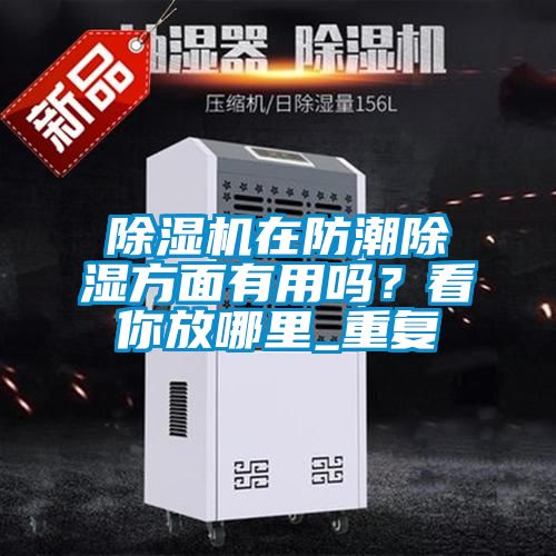除濕機在防潮除濕方面有用嗎？看你放哪里_重復