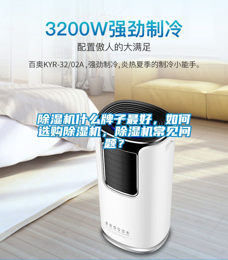 除濕機什么牌子最好，如何選購除濕機，除濕機常見問題？