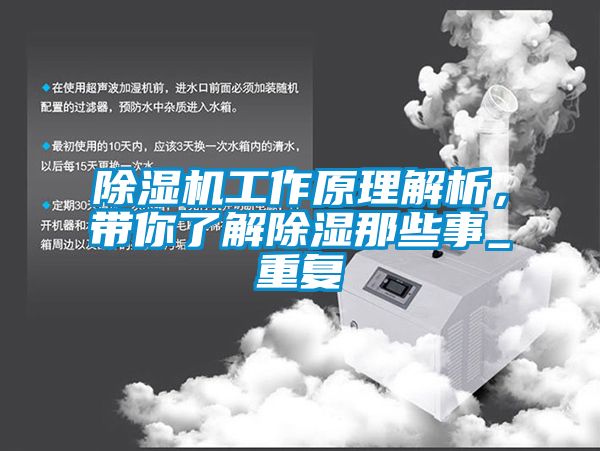 除濕機工作原理解析，帶你了解除濕那些事_重復