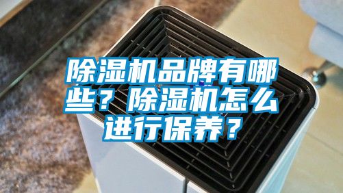 除濕機品牌有哪些？除濕機怎么進行保養？