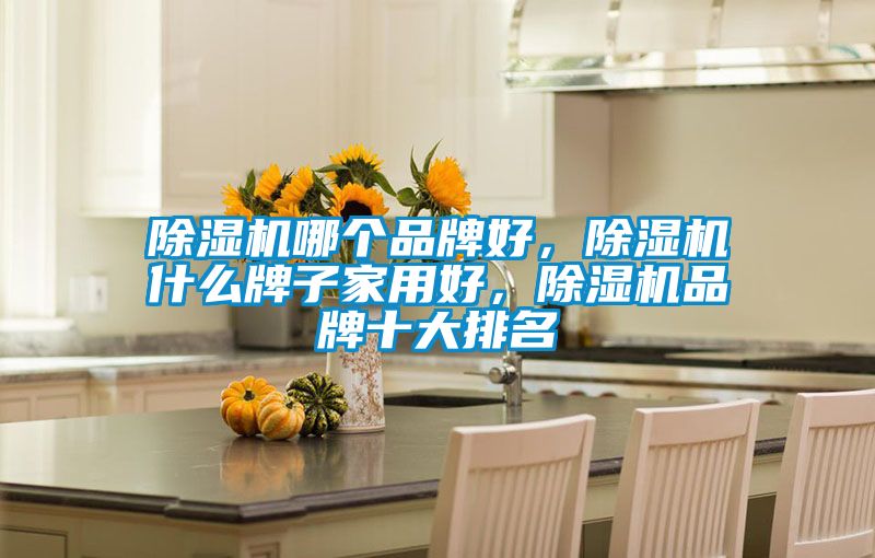除濕機哪個品牌好，除濕機什么牌子家用好，除濕機品牌十大排名