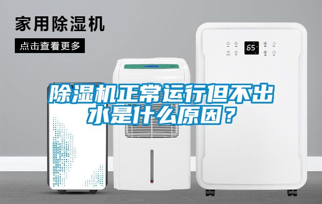 除濕機正常運行但不出水是什么原因？