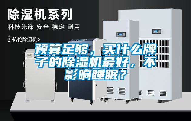 預算足夠，買什么牌子的除濕機最好，不影響睡眠？