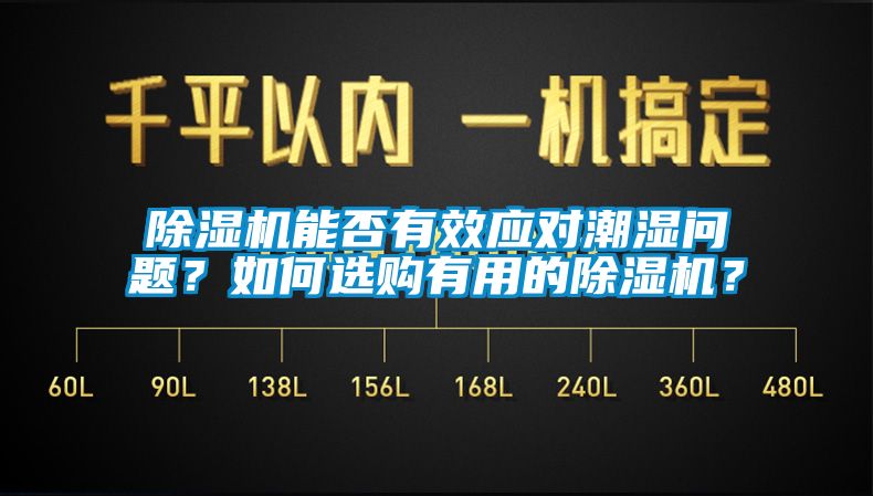 除濕機能否有效應對潮濕問題？如何選購有用的除濕機？