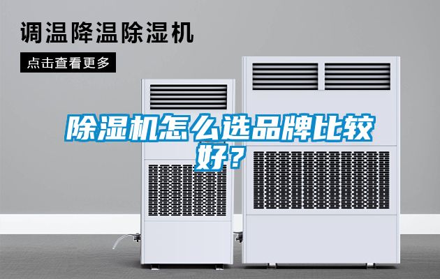 除濕機怎么選品牌比較好？