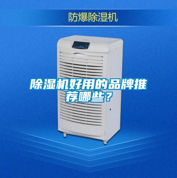 除濕機好用的品牌推薦哪些？