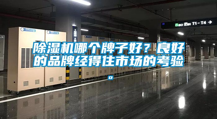 除濕機哪個牌子好？良好的品牌經得住市場的考驗。
