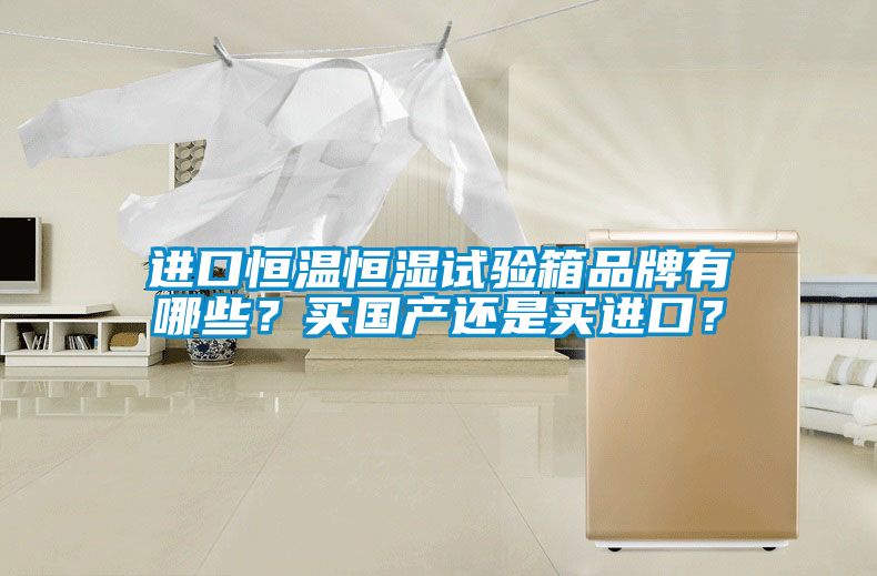 進口恒溫恒濕試驗箱品牌有哪些？買國產還是買進口？