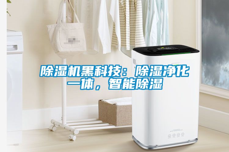 除濕機黑科技：除濕凈化一體，智能除濕