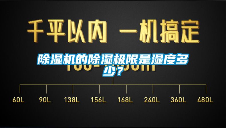 除濕機的除濕極限是濕度多少？