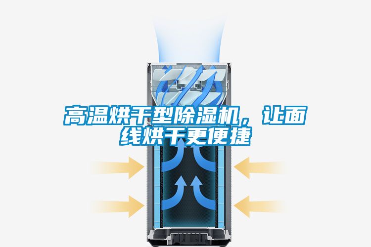 高溫烘干型除濕機，讓面線烘干更便捷