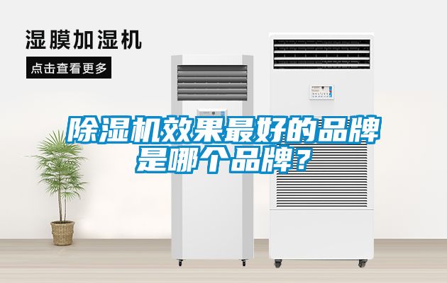 除濕機效果最好的品牌是哪個品牌？