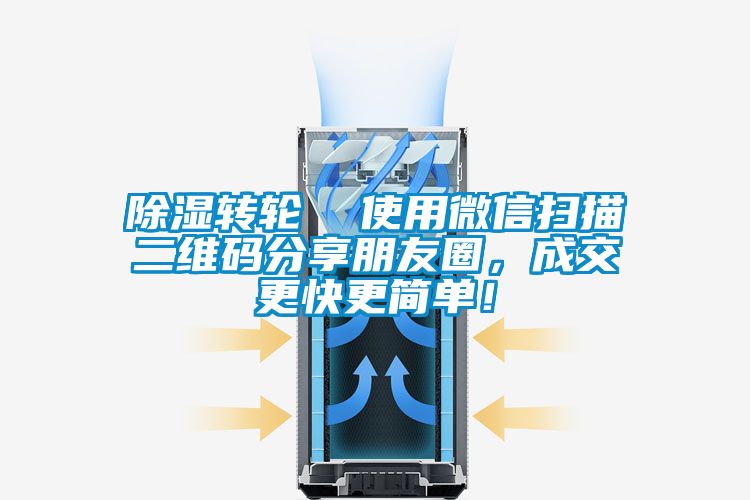 除濕轉輪  使用微信掃描二維碼分享朋友圈，成交更快更簡單！