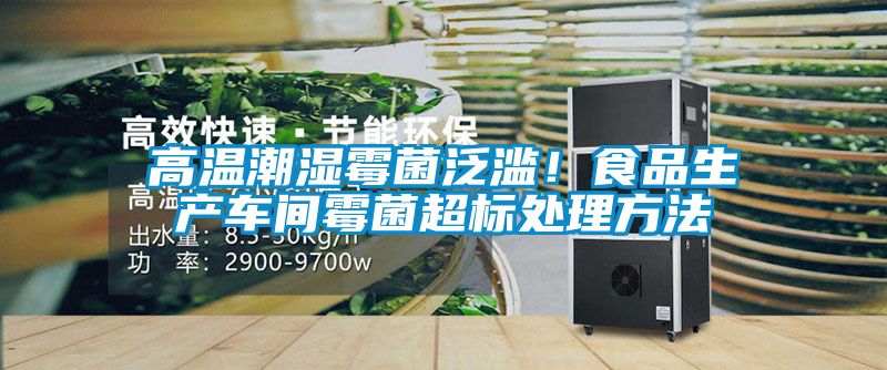 高溫潮濕霉菌泛濫！食品生產車間霉菌超標處理方法